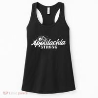 Appalachia Strong Mountain Silhouette Typography Women's Tank Top thumb 0