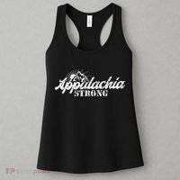 Appalachia Strong Mountain Silhouette Typography Women's Tank Top thumb 3