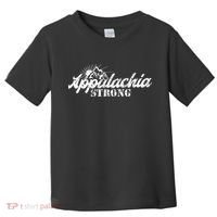 Appalachia Strong Mountain Silhouette Typography Toddler T-Shirt thumb 0