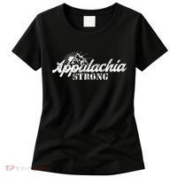 Appalachia Strong Mountain Silhouette Typography Women's T-Shirt thumb 0