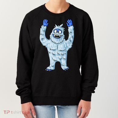 Abominable Snow Monster Christmas Abominable Snowman Women's Sweatshirt