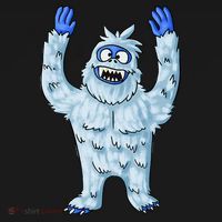 Abominable Snow Monster Christmas Abominable Snowman Doggie Tank thumb 4