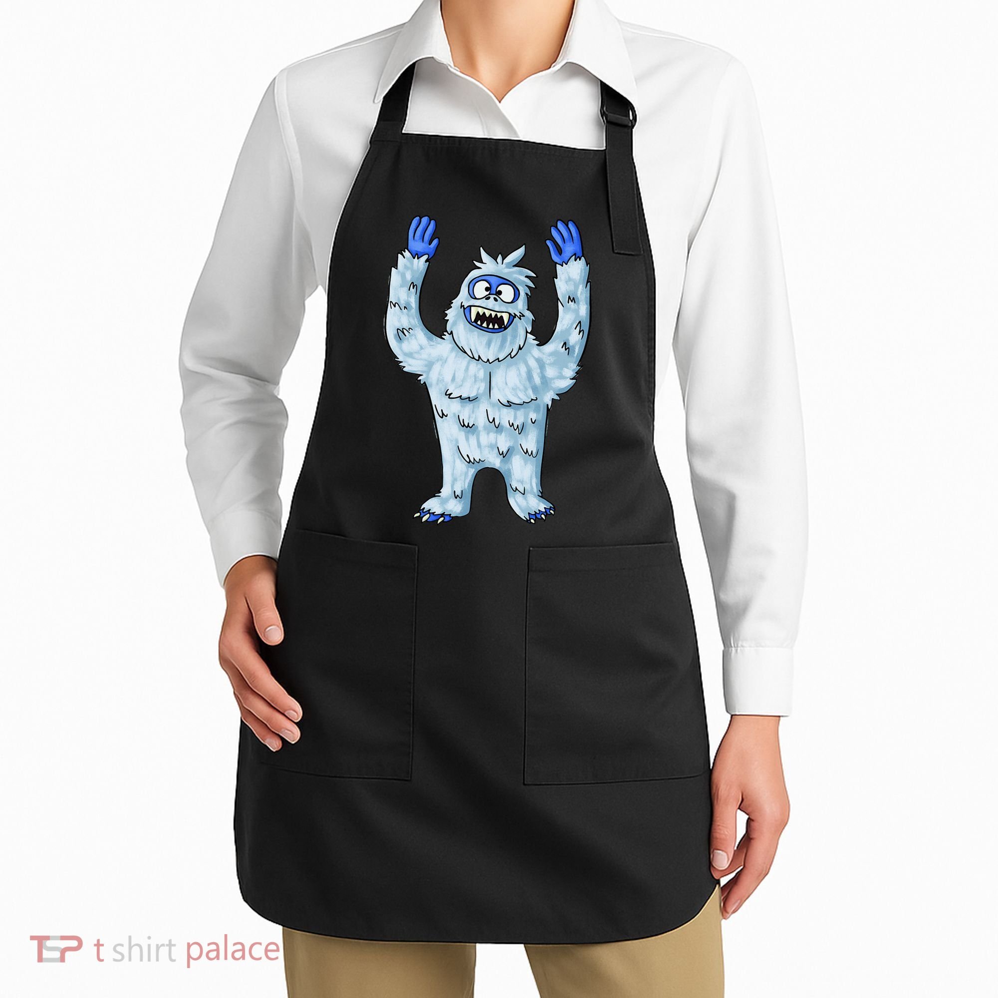Abominable Snow Monster Christmas Abominable Snowman Apron