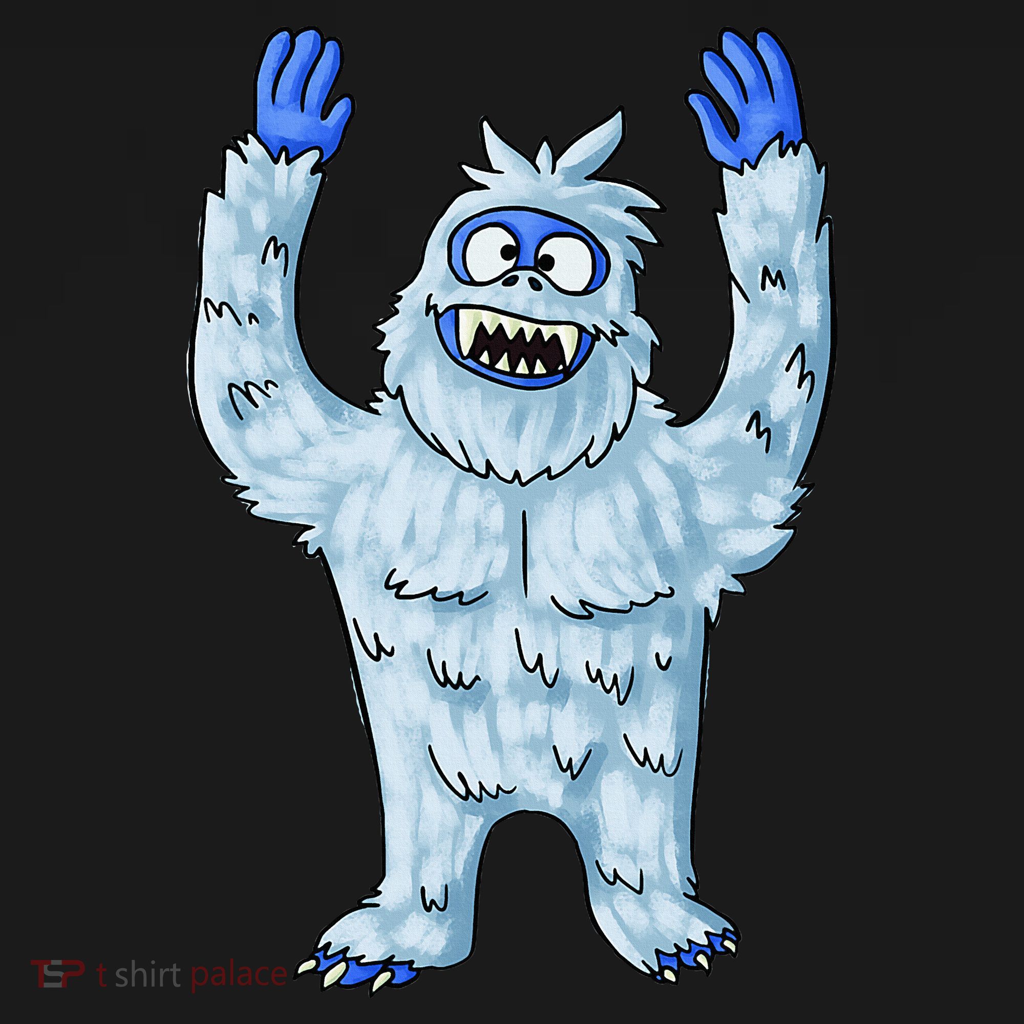 Abominable Snow Monster Christmas Abominable Snowman Backpack