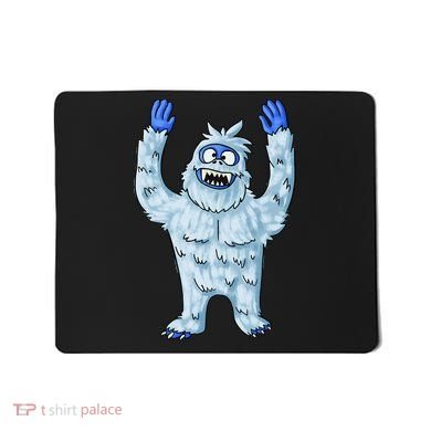 Abominable Snow Monster Christmas Abominable Snowman Mousepad