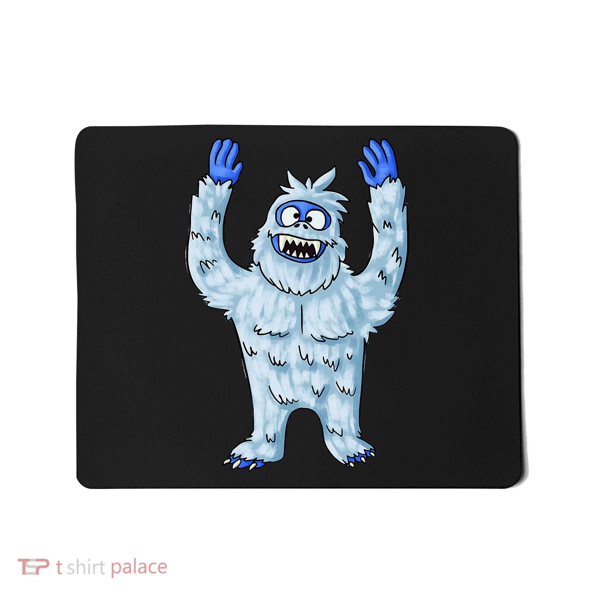 Abominable Snow Monster Christmas Abominable Snowman Mousepad