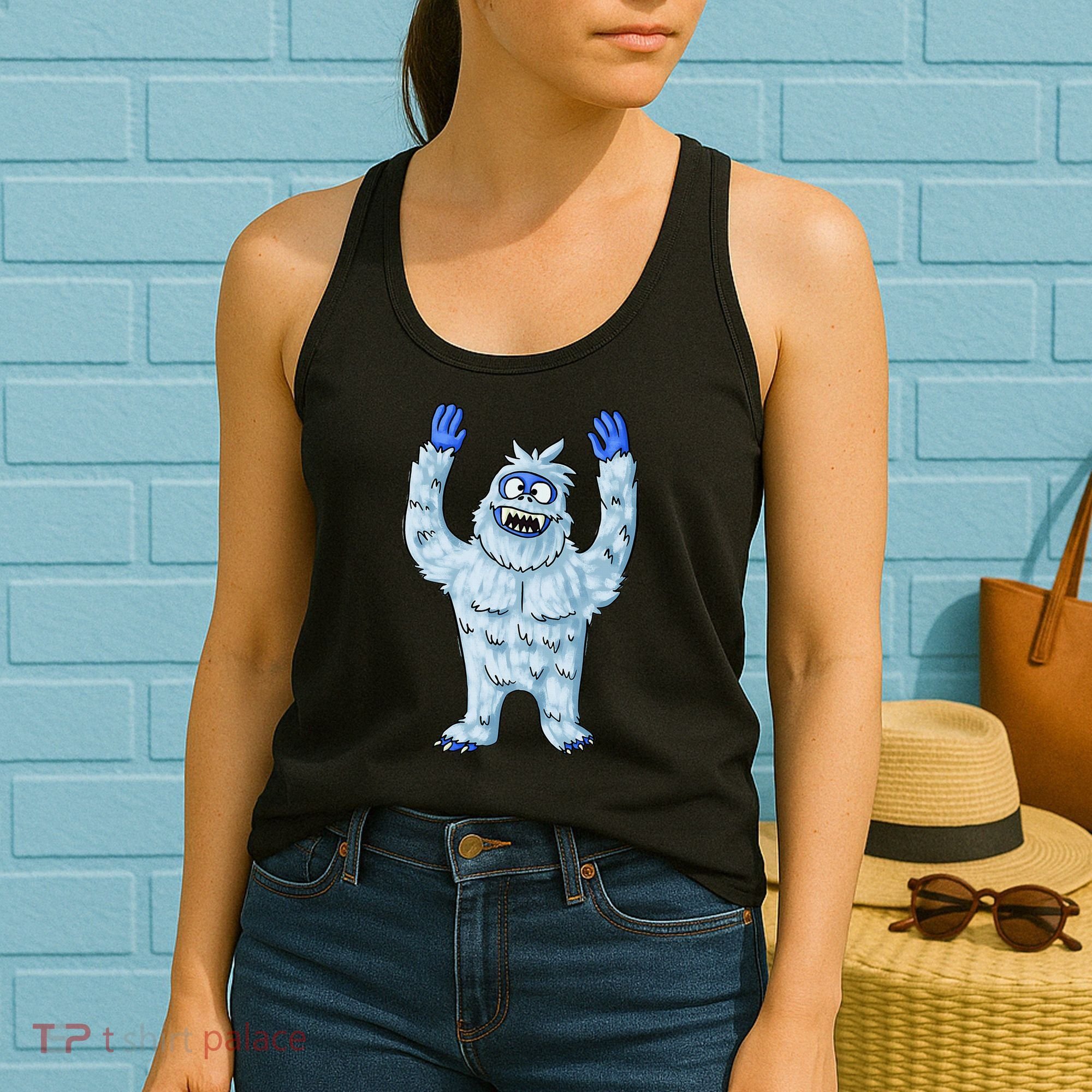 Abominable Snow Monster Christmas Abominable Snowman Women's Tank Top