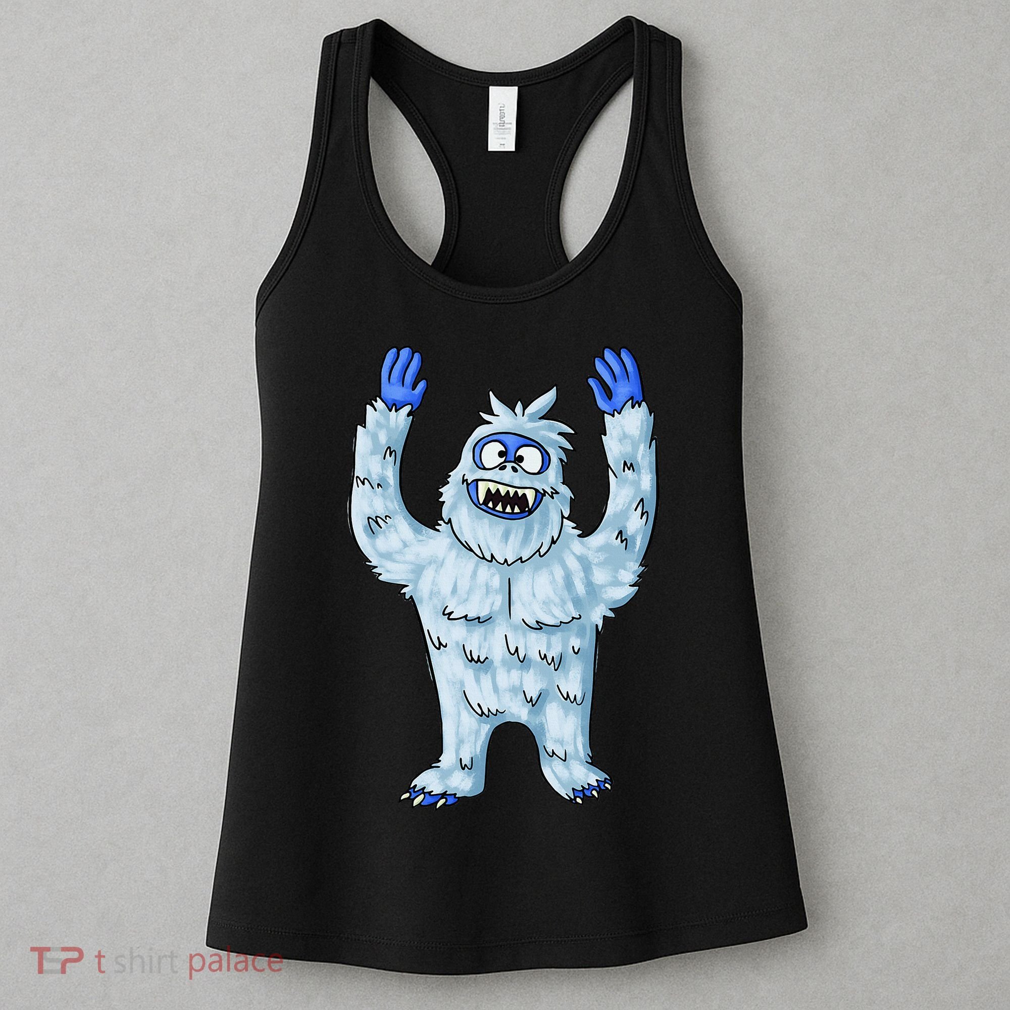 Abominable Snow Monster Christmas Abominable Snowman Women's Tank Top