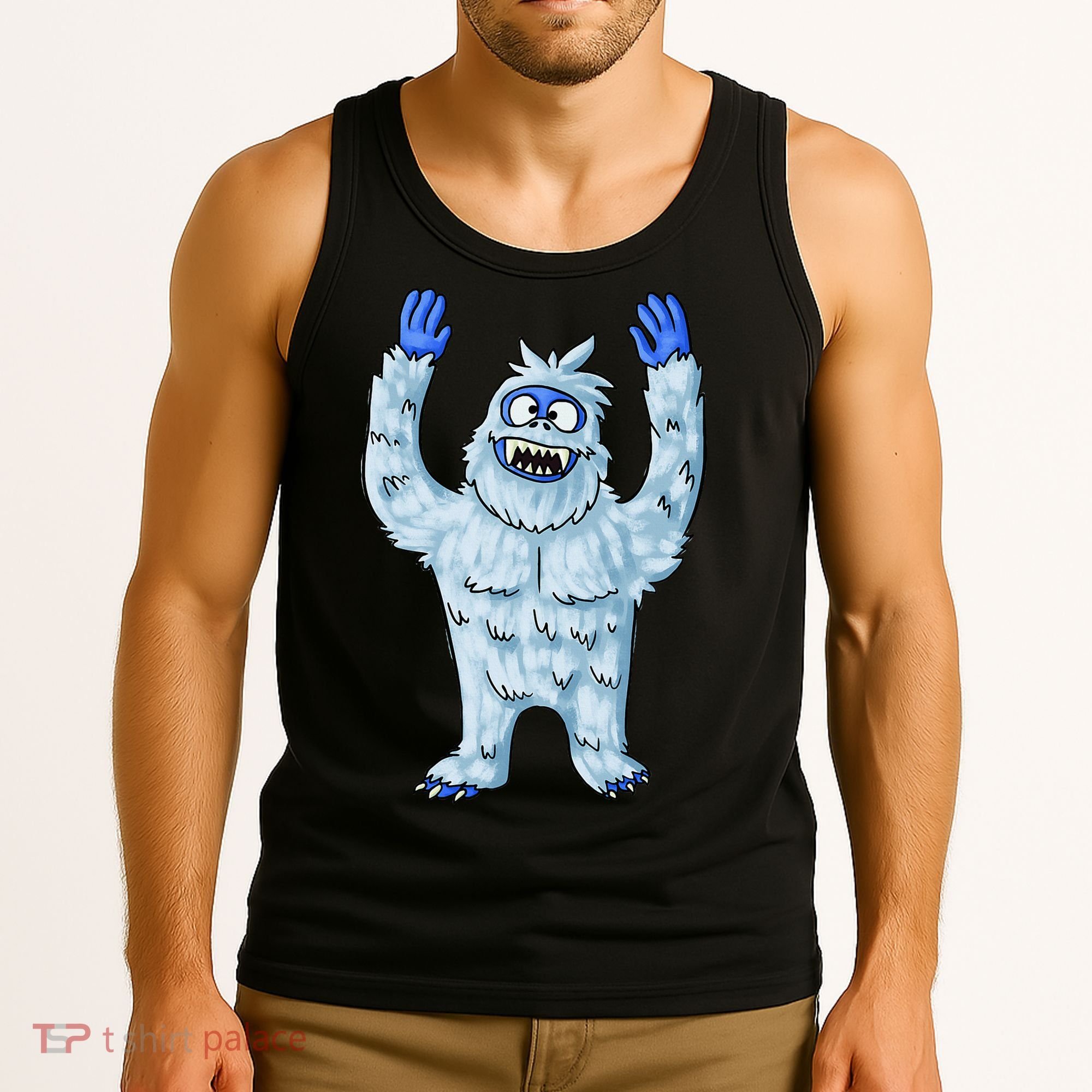 Abominable Snow Monster Christmas Abominable Snowman Tank Top