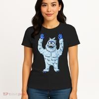 Abominable Snow Monster Christmas Abominable Snowman Women's T-Shirt thumb 4