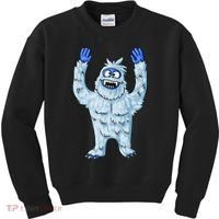 Abominable Snow Monster Christmas Abominable Snowman Kids Sweatshirt thumb 0
