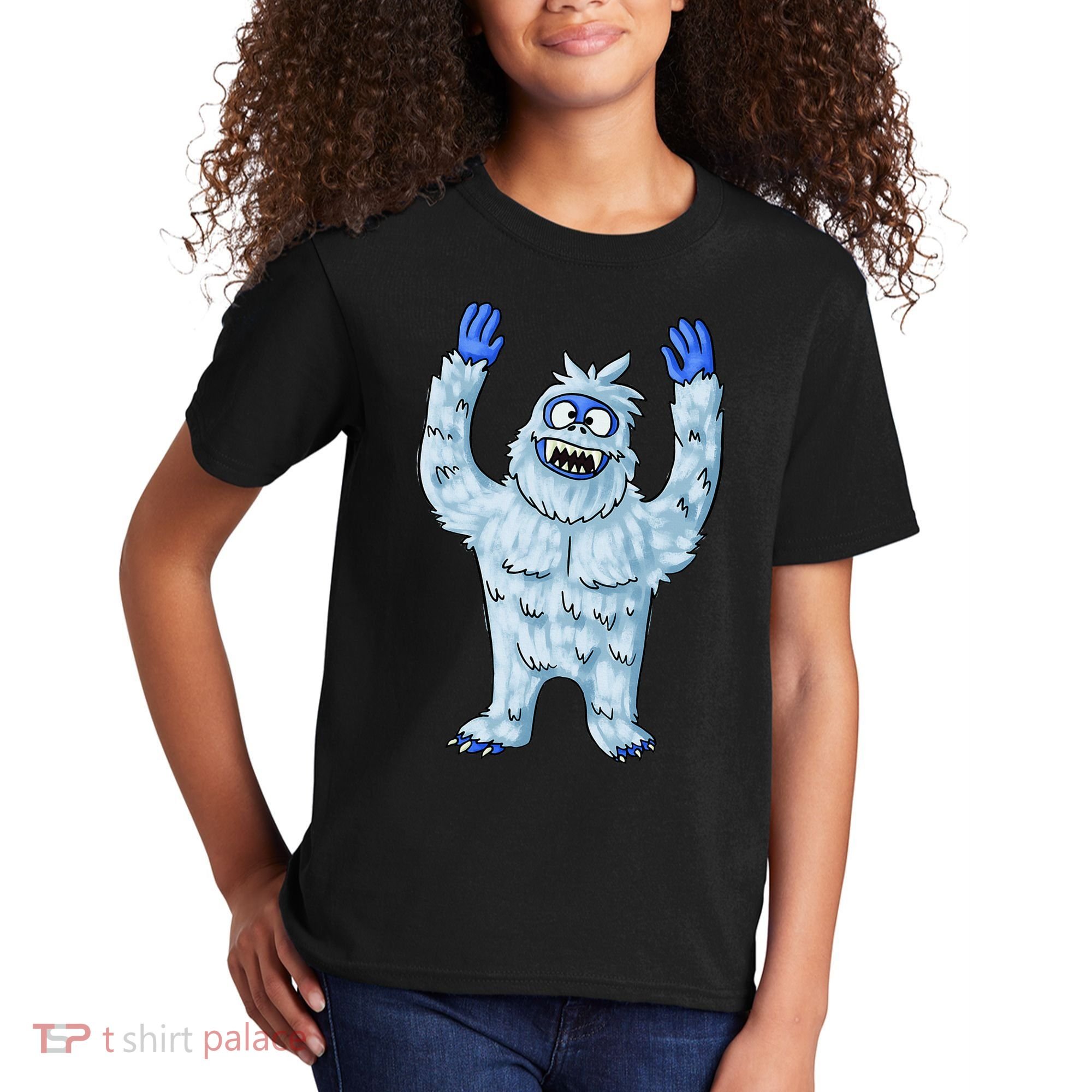 Abominable Snow Monster Christmas Abominable Snowman Kids T-Shirt