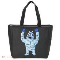 Abominable Snow Monster Christmas Abominable Snowman Tote Bag thumb 0
