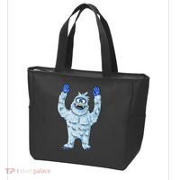 Abominable Snow Monster Christmas Abominable Snowman Tote Bag thumb 3