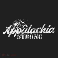 Appalachia Strong Mountain Silhouette Typography Women's Sweatshirt thumb 2