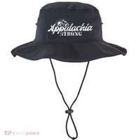 Appalachia Strong Mountain Silhouette Typography Bucket Hat thumb 0