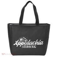 Appalachia Strong Mountain Silhouette Typography Tote Bag thumb 0