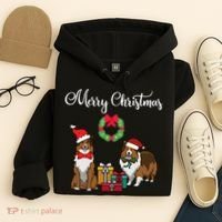 Adorable Shelties Merry Christmas Sheltie Mom Gift Hoodie thumb 4