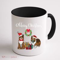 Adorable Shelties Merry Christmas Sheltie Mom Gift Coffee Mug thumb 1