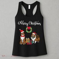 Adorable Shelties Merry Christmas Sheltie Mom Gift Women's Tank Top thumb 3