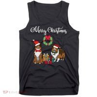 Adorable Shelties Merry Christmas Sheltie Mom Gift Tank Top thumb 0