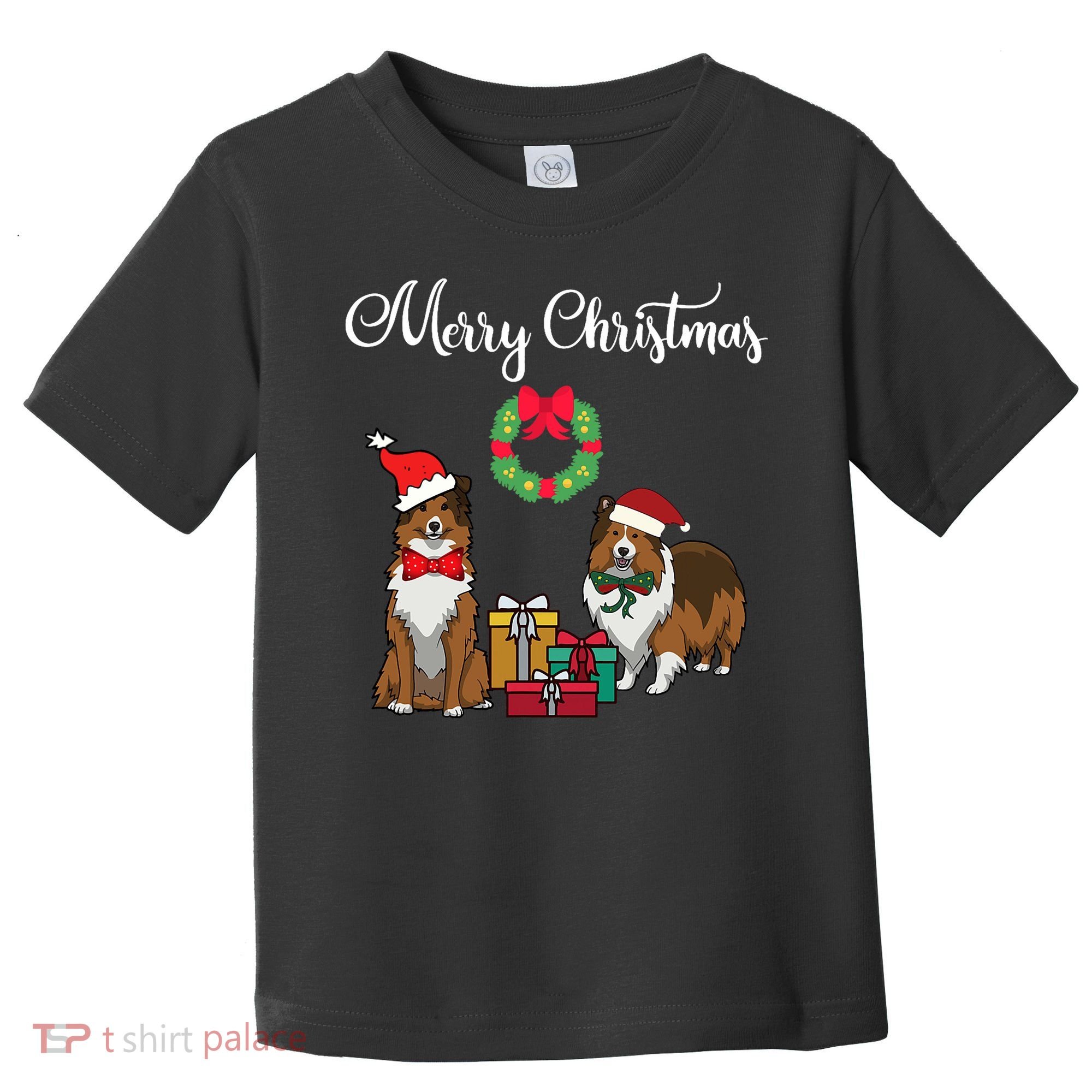 Adorable Shelties Merry Christmas Sheltie Mom Gift Toddler T-Shirt