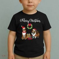 Adorable Shelties Merry Christmas Sheltie Mom Gift Toddler T-Shirt thumb 2