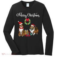 Adorable Shelties Merry Christmas Sheltie Mom Gift Women's Long Sleeve Shirt thumb 0