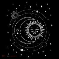 Alchemy Sun Moon Astrology Gift Backpack thumb 2