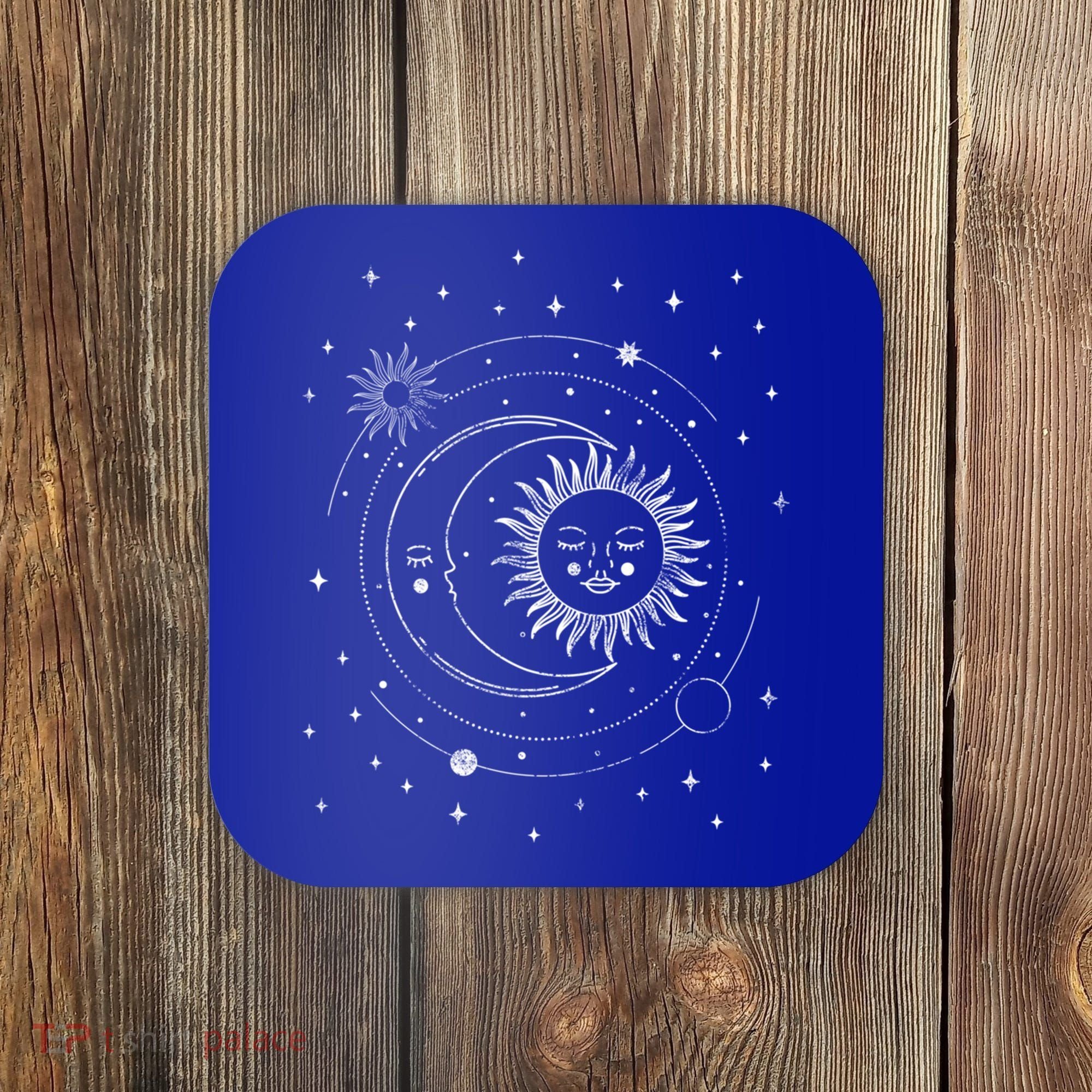 Alchemy Sun Moon Astrology Gift Coaster