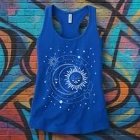 Alchemy Sun Moon Astrology Gift Women's Tank Top thumb 3