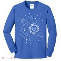 Alchemy Sun Moon Astrology Gift Kids Long Sleeve Shirt thumb 0