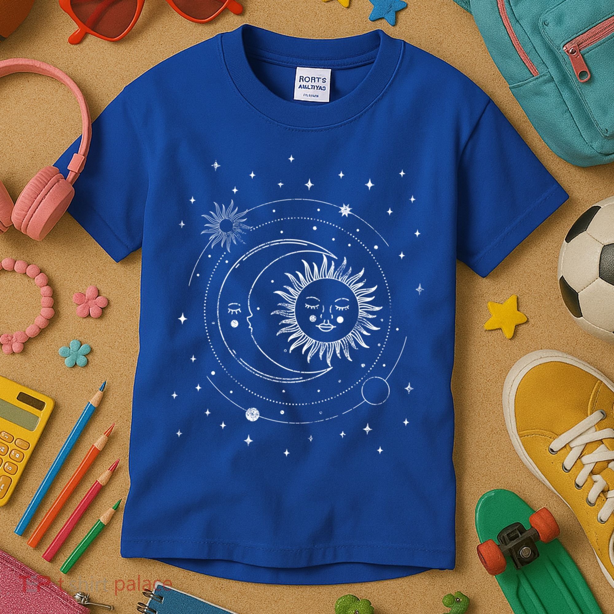 Alchemy Sun Moon Astrology Gift Kids T-Shirt