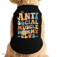 Anti Social Muscle Mommy Club Doggie Tank thumb 0