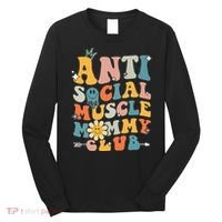 Anti Social Muscle Mommy Club Long Sleeve Shirt thumb 0