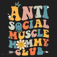 Anti Social Muscle Mommy Club Beanie thumb 2