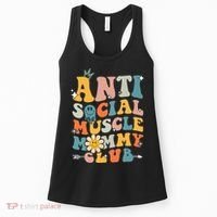 Anti Social Muscle Mommy Club Women's Tank Top thumb 0
