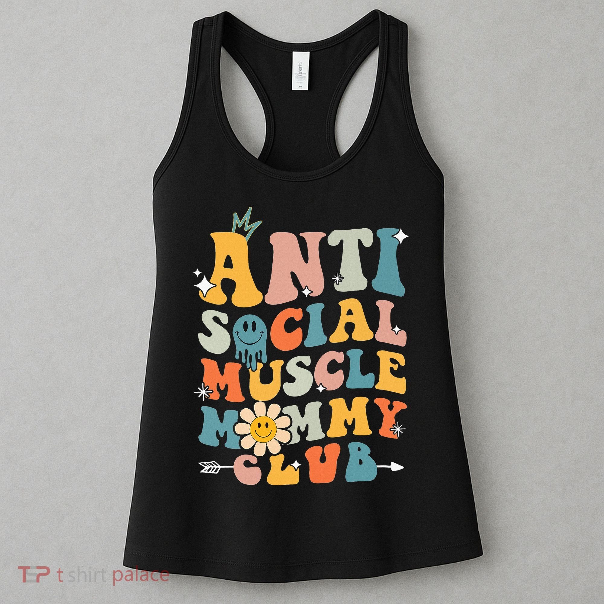 Anti Social Muscle Mommy Club Women's Tank Top