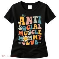 Anti Social Muscle Mommy Club Women's T-Shirt thumb 0