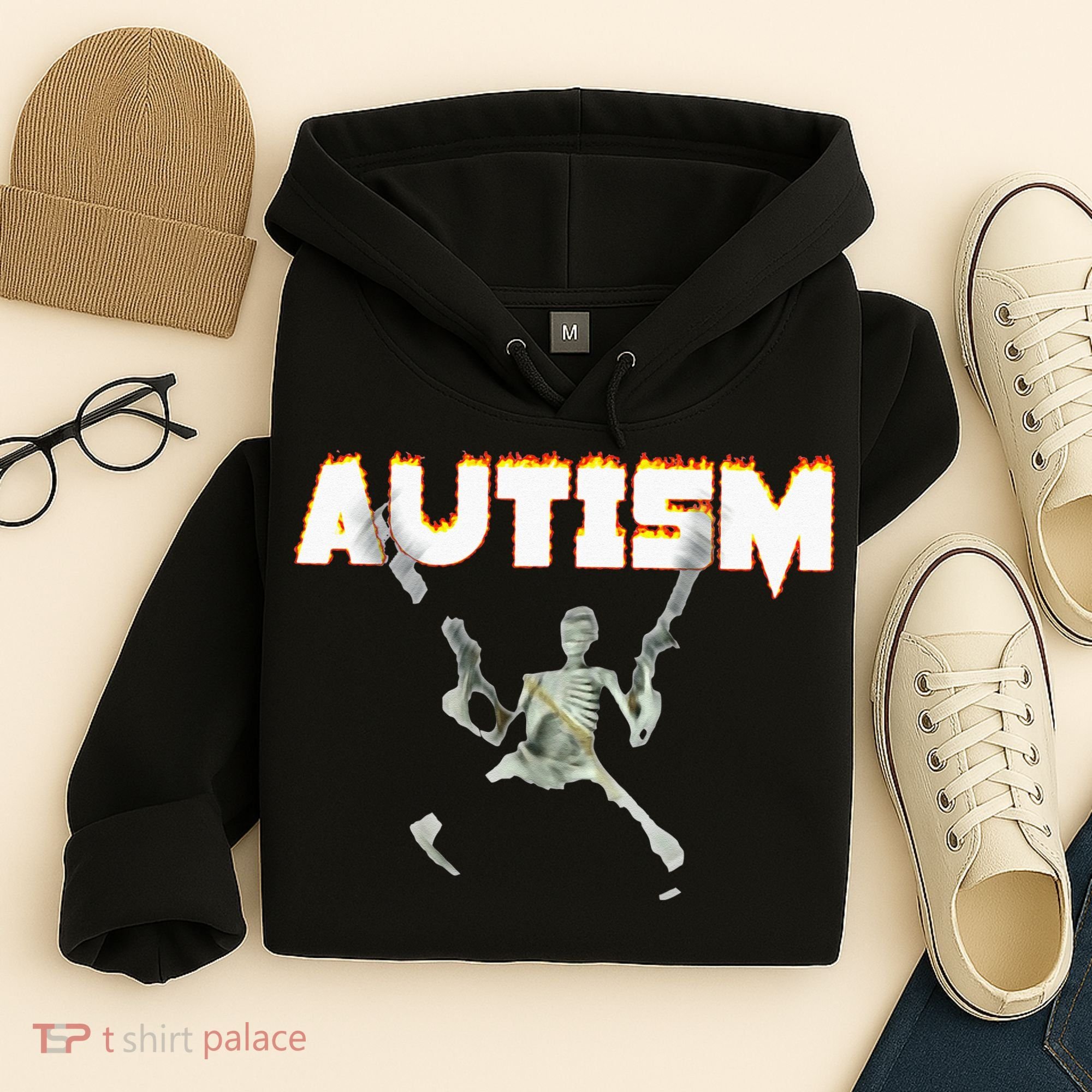 Autism Skeleton Meme Hoodie