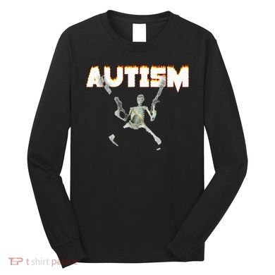 Autism Skeleton Meme Long Sleeve Shirt