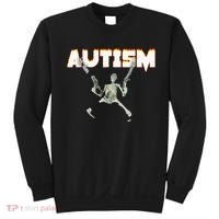 Autism Skeleton Meme Sweatshirt thumb 0