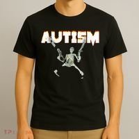 Autism Skeleton Meme T-Shirt thumb 3