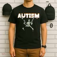 Autism Skeleton Meme T-Shirt thumb 6
