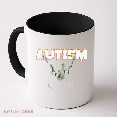 Autism Skeleton Meme Coffee Mug