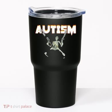 Autism Skeleton Meme Tumbler