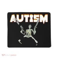 Autism Skeleton Meme Mousepad thumb 0