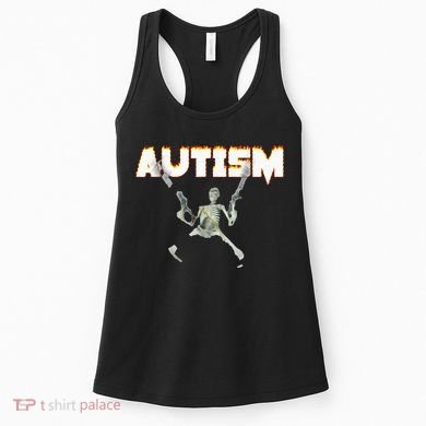 Autism Skeleton Meme Women's Tank Top
