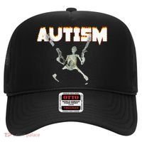 Autism Skeleton Meme Hat thumb 0