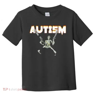 Autism Skeleton Meme Toddler T-Shirt